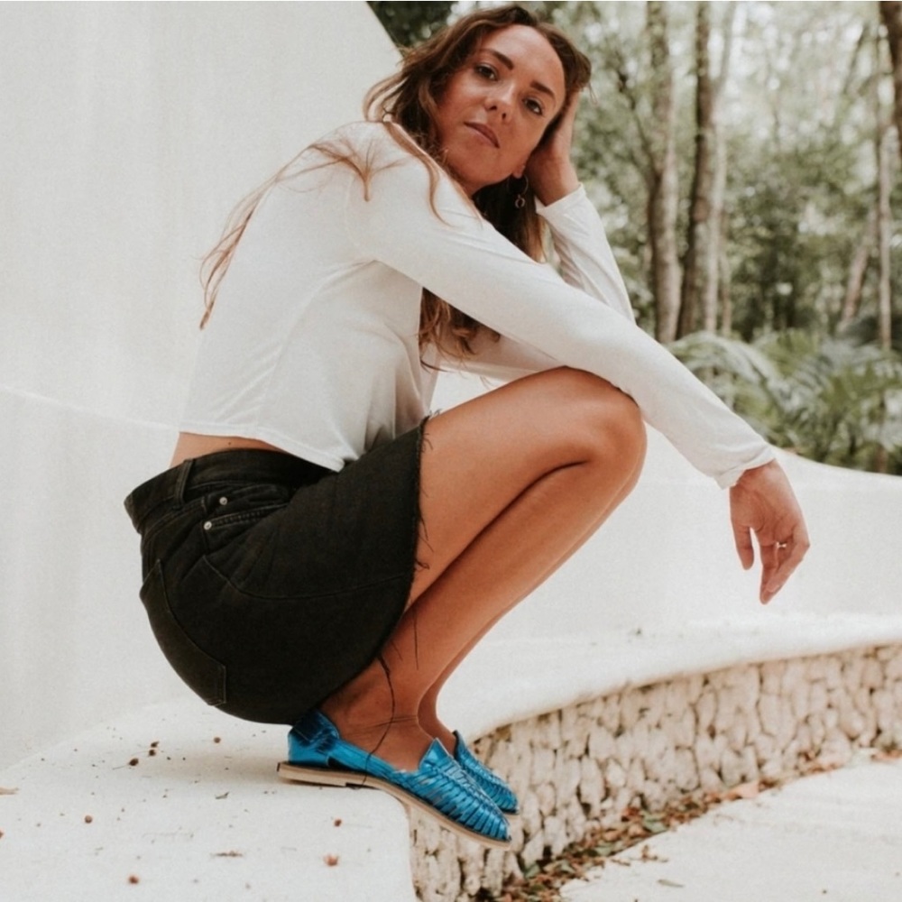 Espiritu leather huaraches